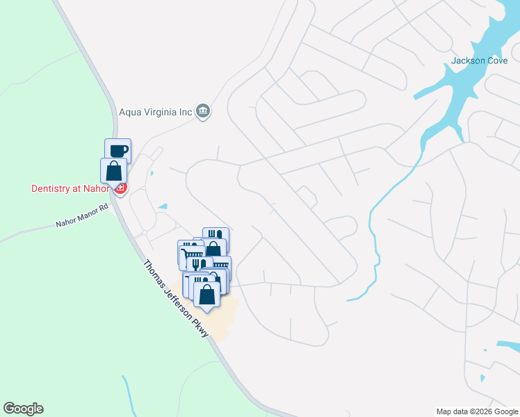 map of restaurants, bars, coffee shops, grocery stores, and more near 99 Windy Way in Palmyra