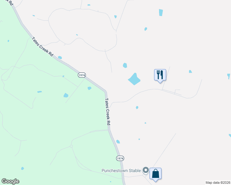 map of restaurants, bars, coffee shops, grocery stores, and more near 6962-7146 Tates Creek Road in Nicholasville