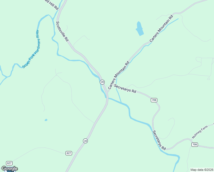 map of restaurants, bars, coffee shops, grocery stores, and more near 4742 Carters Mountain Rd in Charlottesville