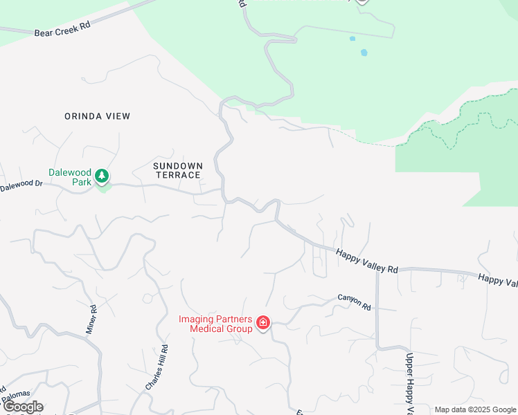 map of restaurants, bars, coffee shops, grocery stores, and more near 4120 Happy Valley Road in Lafayette