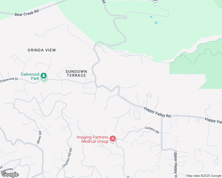 map of restaurants, bars, coffee shops, grocery stores, and more near 4120 Happy Valley Road in Lafayette