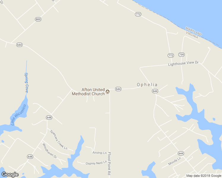 map of restaurants, bars, coffee shops, grocery stores, and more near Hacks Neck Road in Heathsville