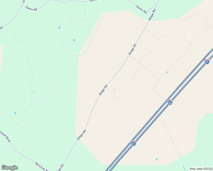 map of restaurants, bars, coffee shops, grocery stores, and more near Ridge Road in Fairfield