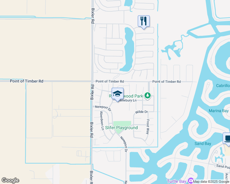 map of restaurants, bars, coffee shops, grocery stores, and more near 2233 Hampshire Drive in Discovery Bay