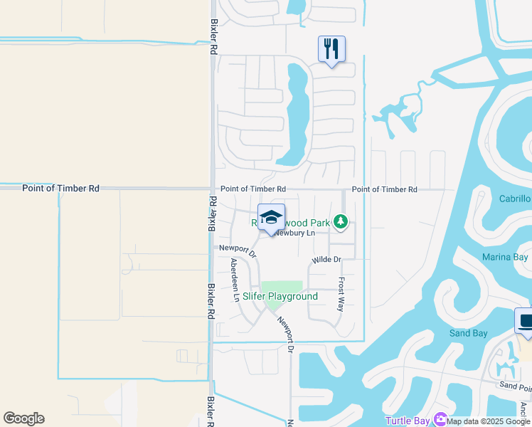 map of restaurants, bars, coffee shops, grocery stores, and more near 2233 Hampshire Drive in Discovery Bay