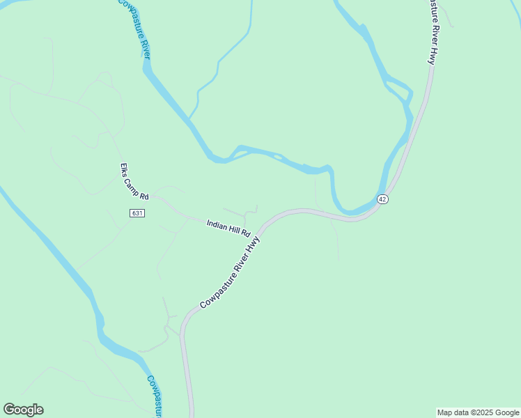 map of restaurants, bars, coffee shops, grocery stores, and more near 42 Indian Hill Road in Millboro