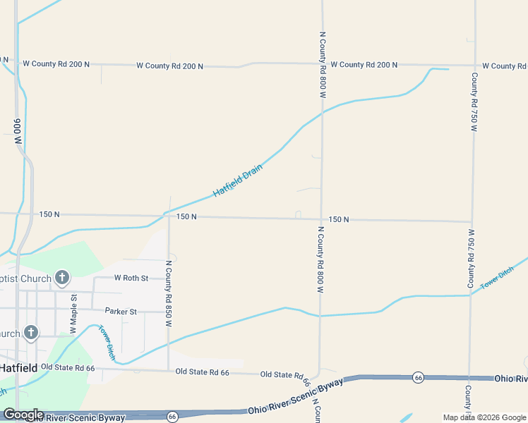 map of restaurants, bars, coffee shops, grocery stores, and more near 8252 West County Road 150 North in Richland City