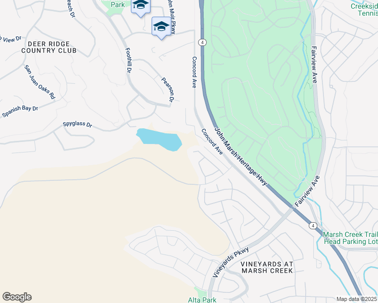 map of restaurants, bars, coffee shops, grocery stores, and more near 1009 Malbec Court in Brentwood