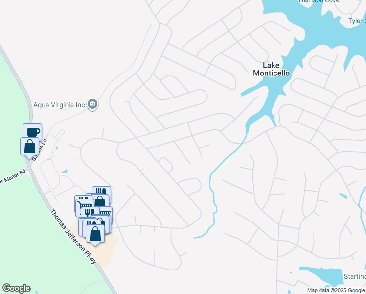 map of restaurants, bars, coffee shops, grocery stores, and more near 4 Albano Court in Palmyra