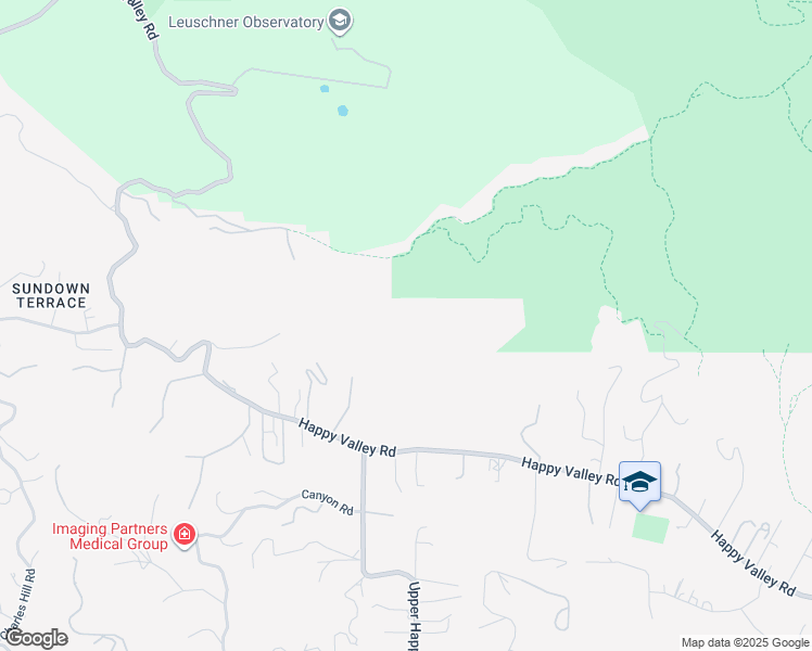 map of restaurants, bars, coffee shops, grocery stores, and more near 3960 Happy Valley Road in Lafayette
