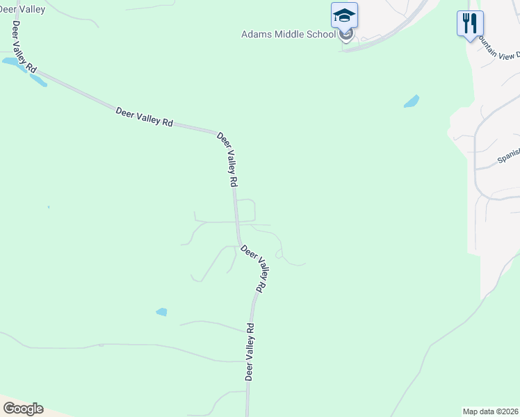 map of restaurants, bars, coffee shops, grocery stores, and more near 9050 Deer Valley Road in Brentwood