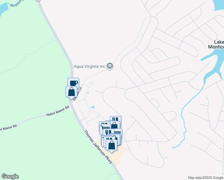 map of restaurants, bars, coffee shops, grocery stores, and more near 6 Fleetwood Drive in Palmyra