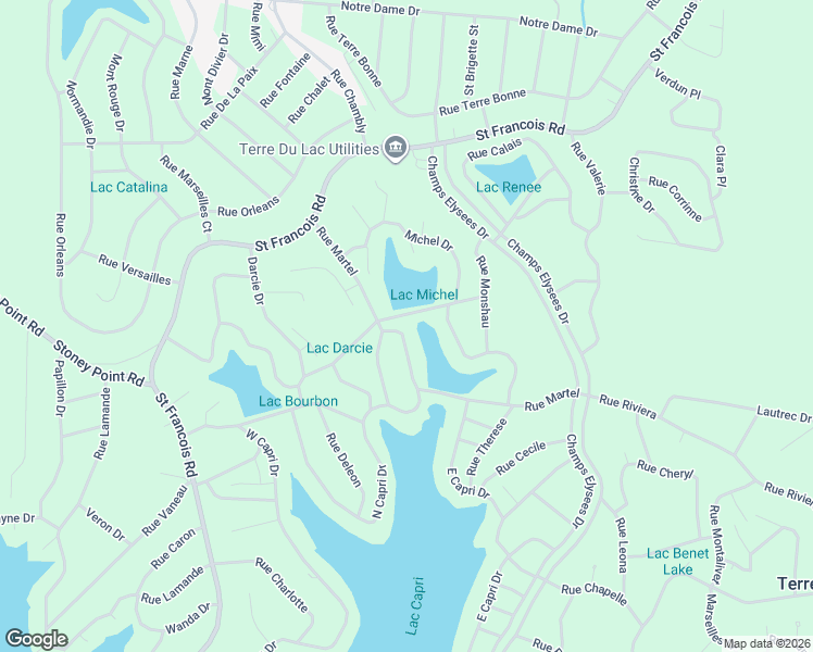 map of restaurants, bars, coffee shops, grocery stores, and more near 458 Rue Martel in Bonne Terre