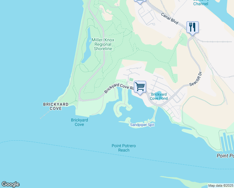 map of restaurants, bars, coffee shops, grocery stores, and more near 1320 South Mallard Drive in Richmond