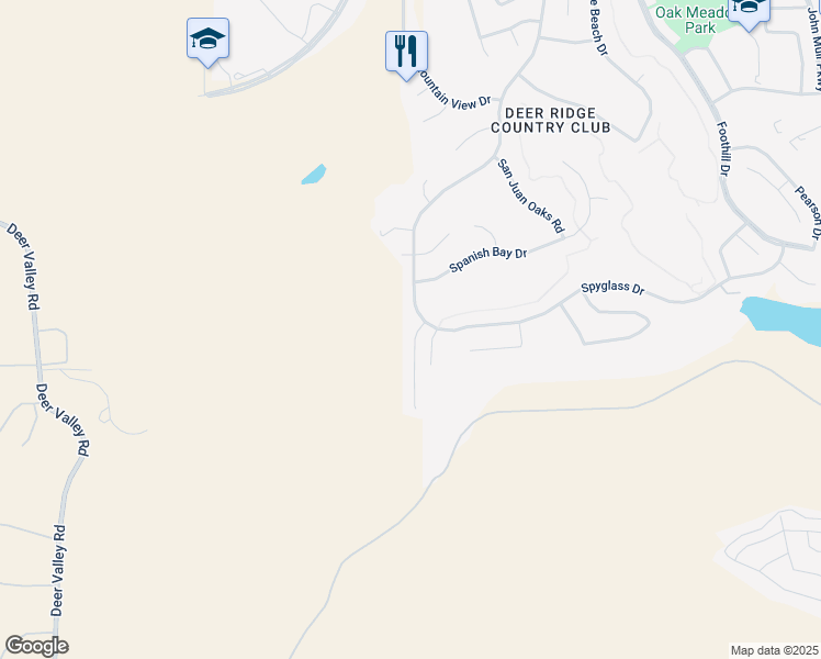 map of restaurants, bars, coffee shops, grocery stores, and more near 1021 Pacific Grove Court in Brentwood