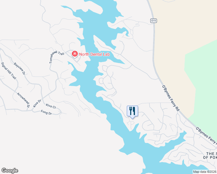 map of restaurants, bars, coffee shops, grocery stores, and more near 6283 Ricky Road in Copperopolis