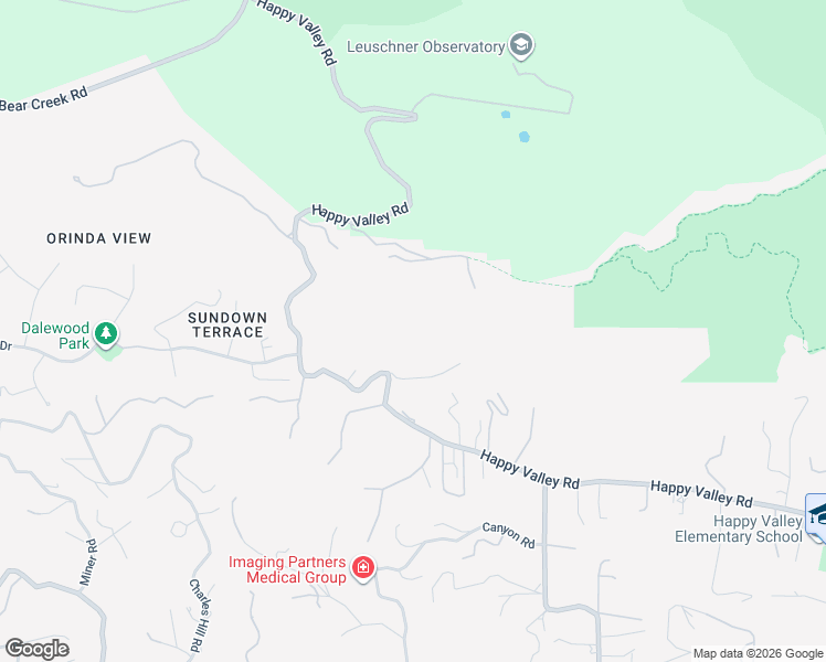 map of restaurants, bars, coffee shops, grocery stores, and more near 4110 Happy Valley Road in Lafayette