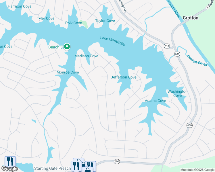 map of restaurants, bars, coffee shops, grocery stores, and more near 35 Hardwood Road in Wilmington