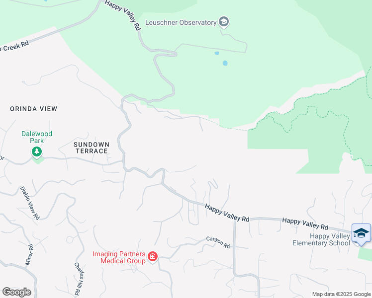 map of restaurants, bars, coffee shops, grocery stores, and more near 4110 Happy Valley Road in Lafayette