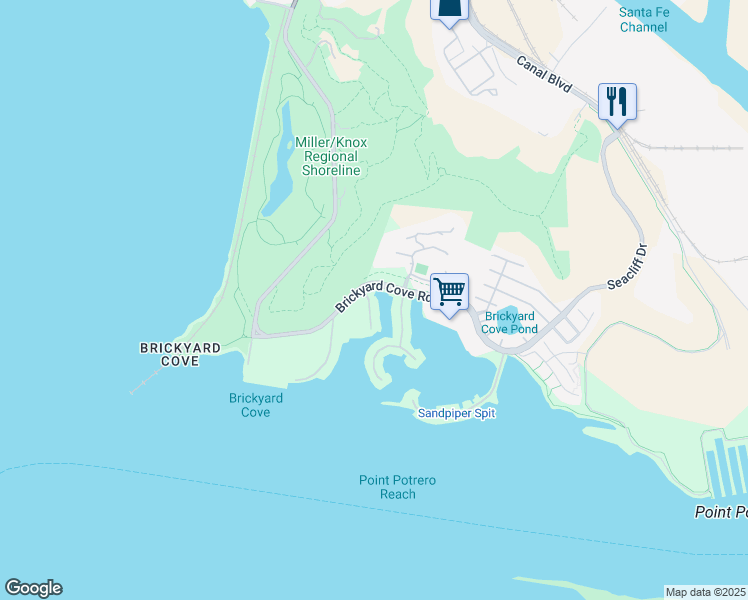map of restaurants, bars, coffee shops, grocery stores, and more near 1310 South Mallard Drive in Richmond