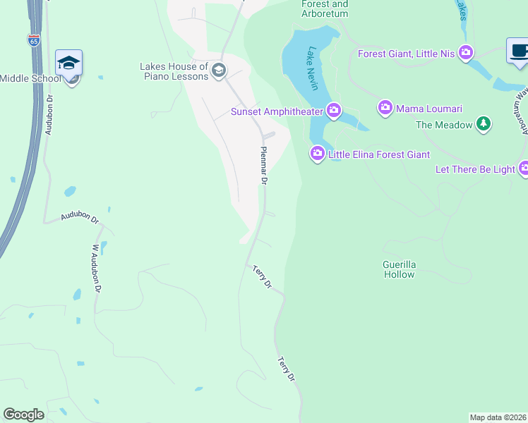 map of restaurants, bars, coffee shops, grocery stores, and more near 340 Plenmar Drive in Shepherdsville