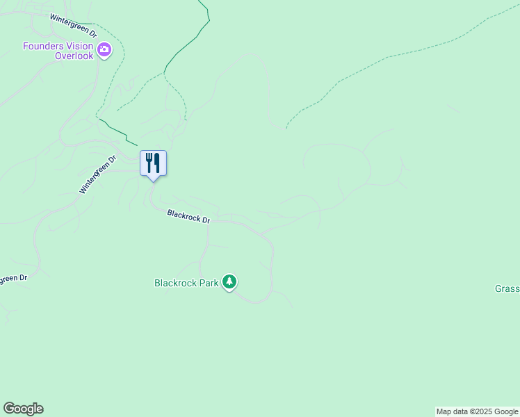 map of restaurants, bars, coffee shops, grocery stores, and more near 134 Squirrel Tree Lane in Wintergreen Resort