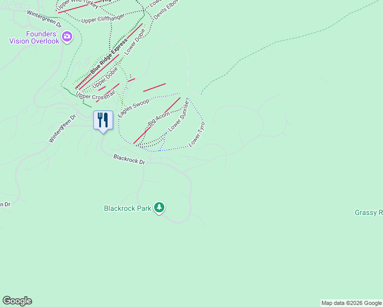 map of restaurants, bars, coffee shops, grocery stores, and more near Pedlars Edge Dr in Roseland