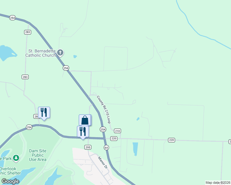 map of restaurants, bars, coffee shops, grocery stores, and more near 24672 Whispering Oak Road in Hermitage