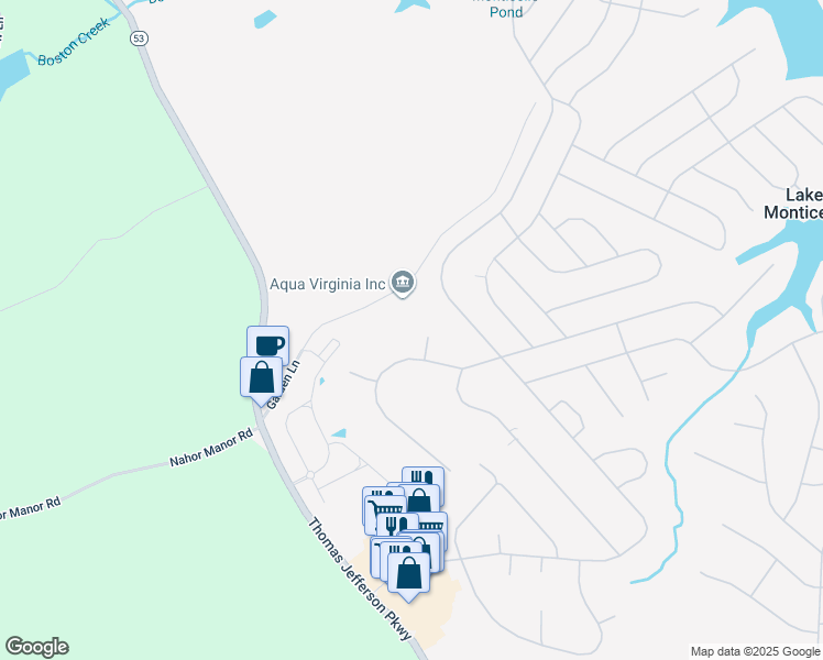 map of restaurants, bars, coffee shops, grocery stores, and more near 4 Chisholm Lane in Palmyra