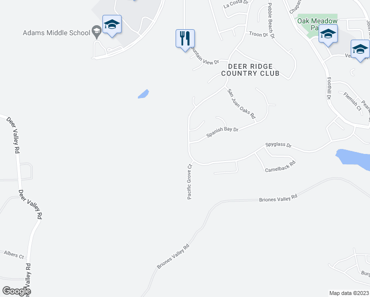 map of restaurants, bars, coffee shops, grocery stores, and more near 2789 Saint Andrews Drive in Brentwood