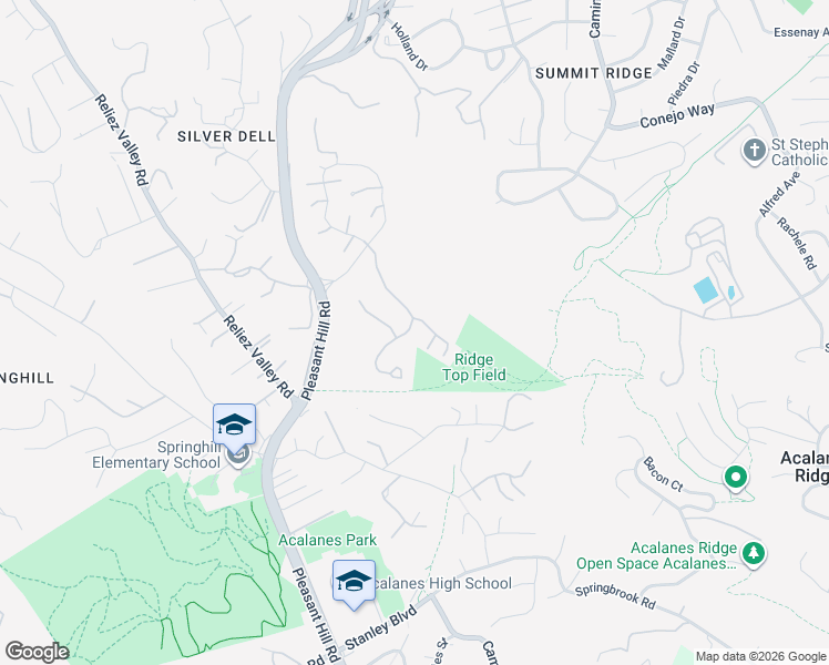map of restaurants, bars, coffee shops, grocery stores, and more near 410 Beacon Ridge Lane in Walnut Creek