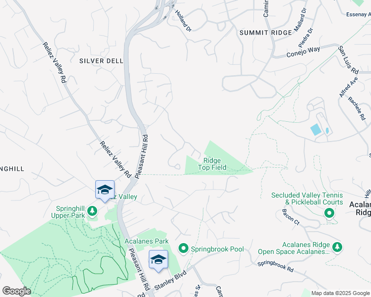 map of restaurants, bars, coffee shops, grocery stores, and more near 410 Beacon Ridge Lane in Walnut Creek
