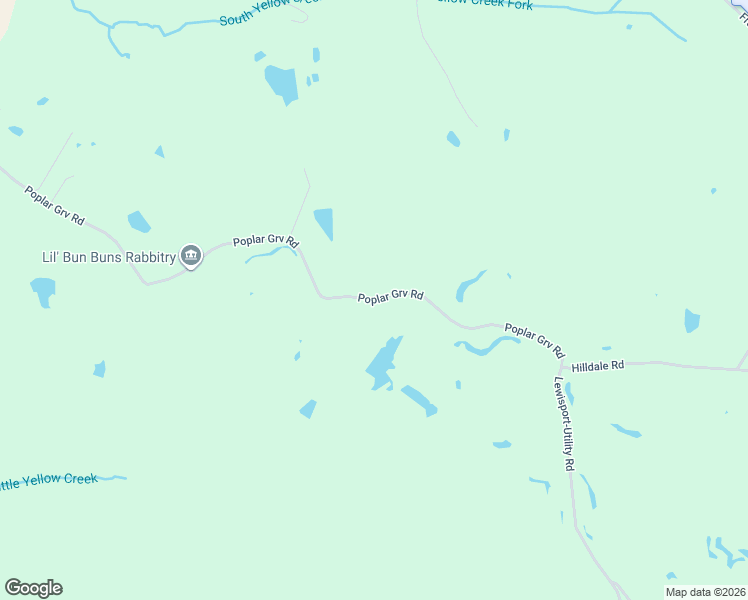 map of restaurants, bars, coffee shops, grocery stores, and more near Poplar Grove Road in Lewisport