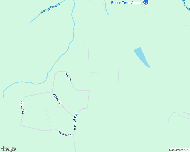 map of restaurants, bars, coffee shops, grocery stores, and more near 420 Wild Turkey Drive in Bonne Terre