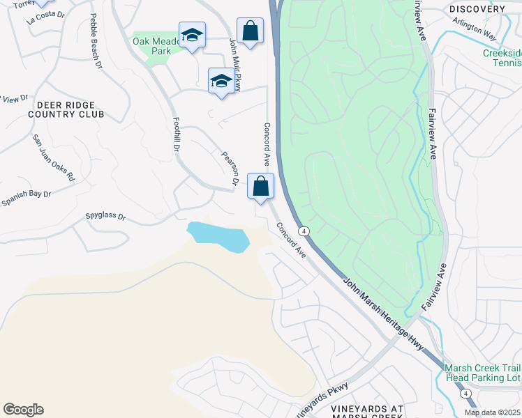 map of restaurants, bars, coffee shops, grocery stores, and more near 730 Concord Avenue in Brentwood