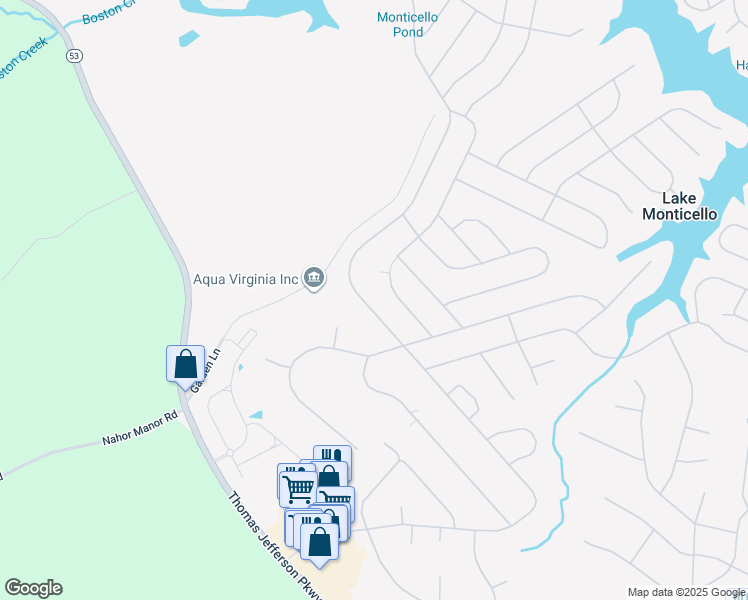 map of restaurants, bars, coffee shops, grocery stores, and more near 340 Jefferson Drive in Palmyra
