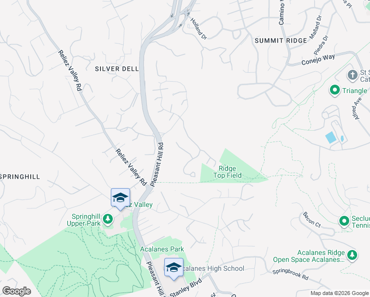 map of restaurants, bars, coffee shops, grocery stores, and more near 1957 Beacon Ridge Court in Walnut Creek