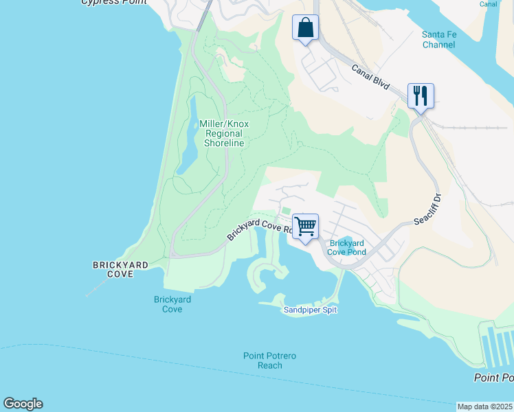 map of restaurants, bars, coffee shops, grocery stores, and more near 1300 Quarry Court in Richmond