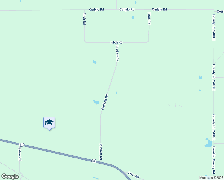 map of restaurants, bars, coffee shops, grocery stores, and more near 3406 Puckett Road in Thompsonville