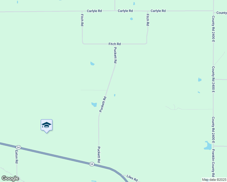 map of restaurants, bars, coffee shops, grocery stores, and more near 3406 Puckett Road in Thompsonville
