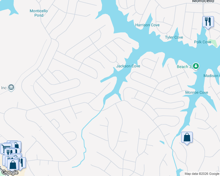 map of restaurants, bars, coffee shops, grocery stores, and more near 21 Vine Ridge Drive in Palmyra