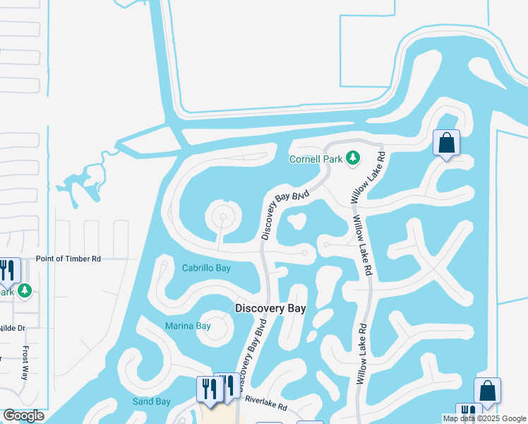 map of restaurants, bars, coffee shops, grocery stores, and more near 880 Discovery Bay Boulevard in Discovery Bay