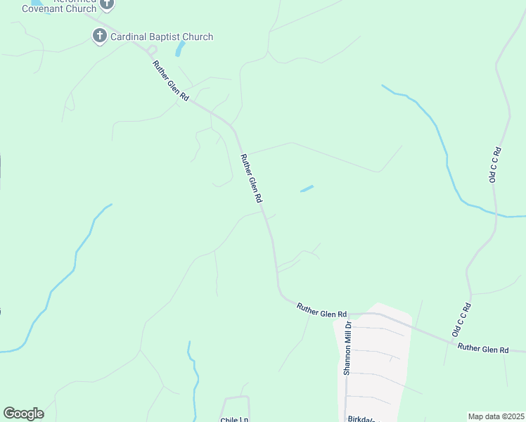 map of restaurants, bars, coffee shops, grocery stores, and more near Ruther Glen Road in Ruther Glen