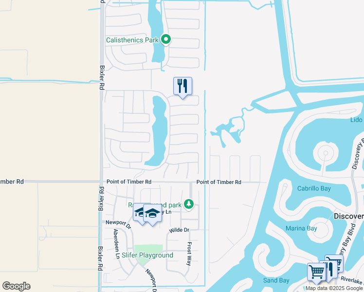 map of restaurants, bars, coffee shops, grocery stores, and more near 3533 Keystone Loop in Discovery Bay