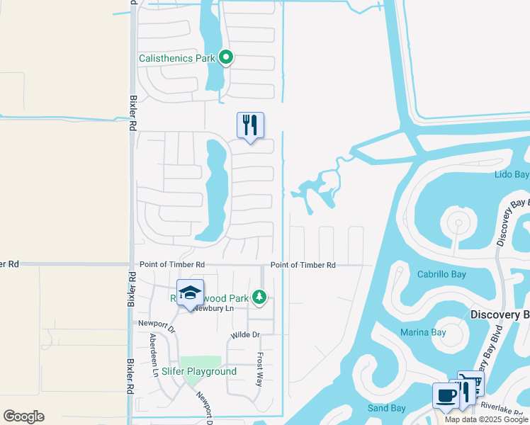 map of restaurants, bars, coffee shops, grocery stores, and more near 3507 Keystone Loop in Discovery Bay