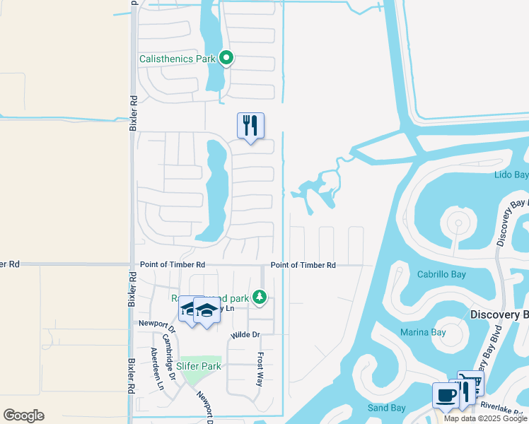 map of restaurants, bars, coffee shops, grocery stores, and more near 3507 Keystone Loop in Discovery Bay