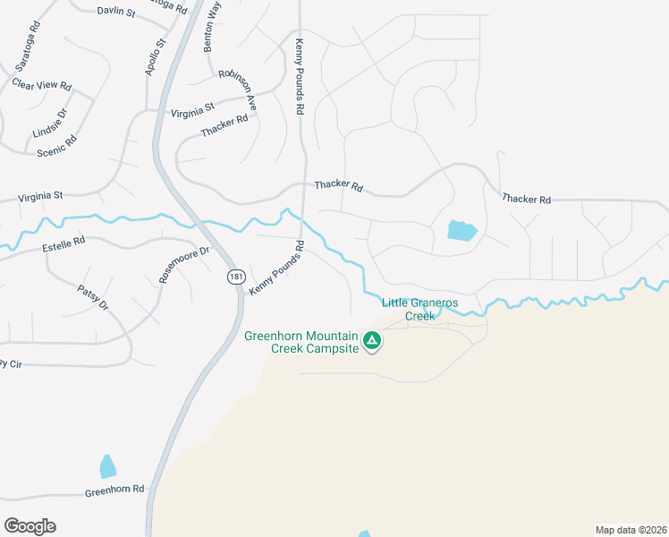 map of restaurants, bars, coffee shops, grocery stores, and more near Costanoan Way in Pueblo County