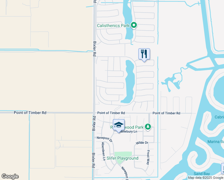 map of restaurants, bars, coffee shops, grocery stores, and more near 2335 Winchester Loop in Discovery Bay