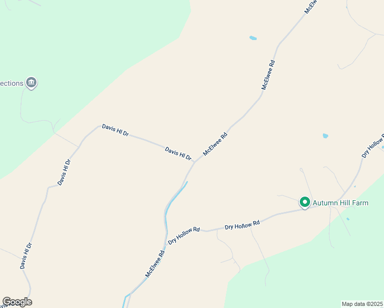 map of restaurants, bars, coffee shops, grocery stores, and more near 775 Davis Hill Drive in Rockbridge Baths
