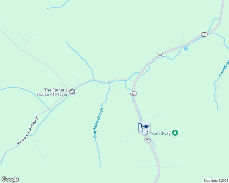 map of restaurants, bars, coffee shops, grocery stores, and more near Gray Mare Branch in Sitka
